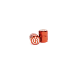 SALT CNC Valve Cap, Red (Pair)